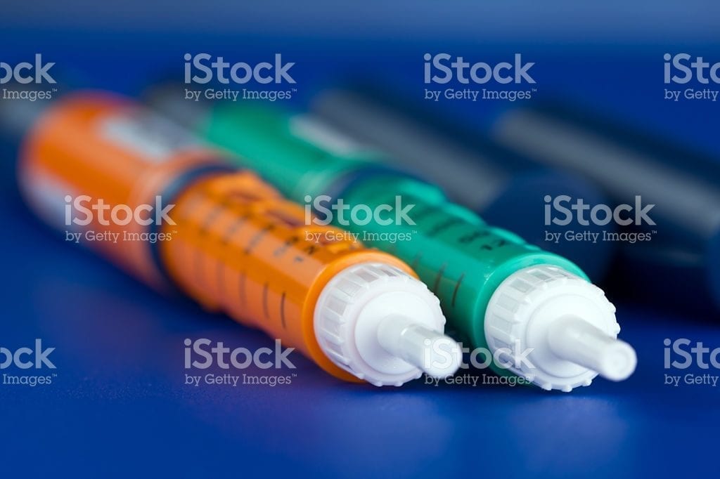 capped syringes